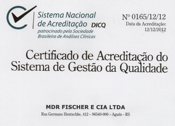 Imagem da certificação